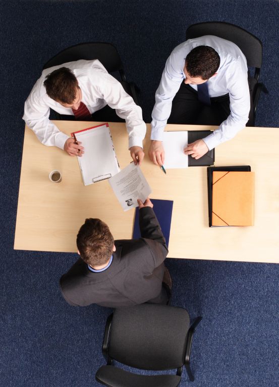 contract staffing services People interview image