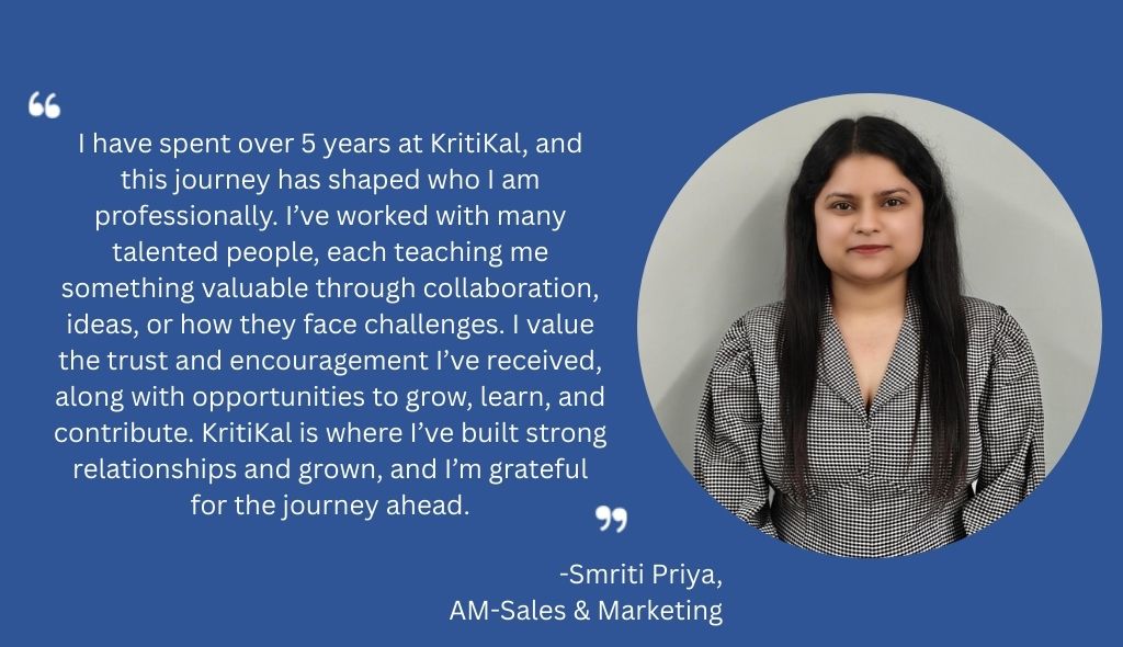 Smriti Priya, AM-S&M